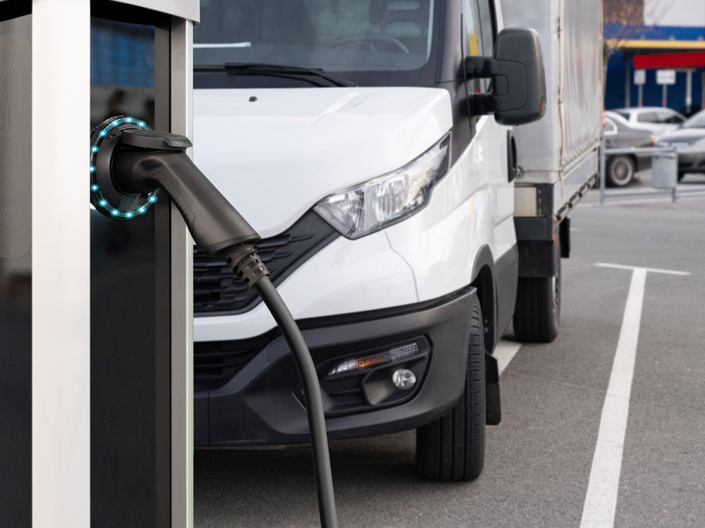 EV van charging